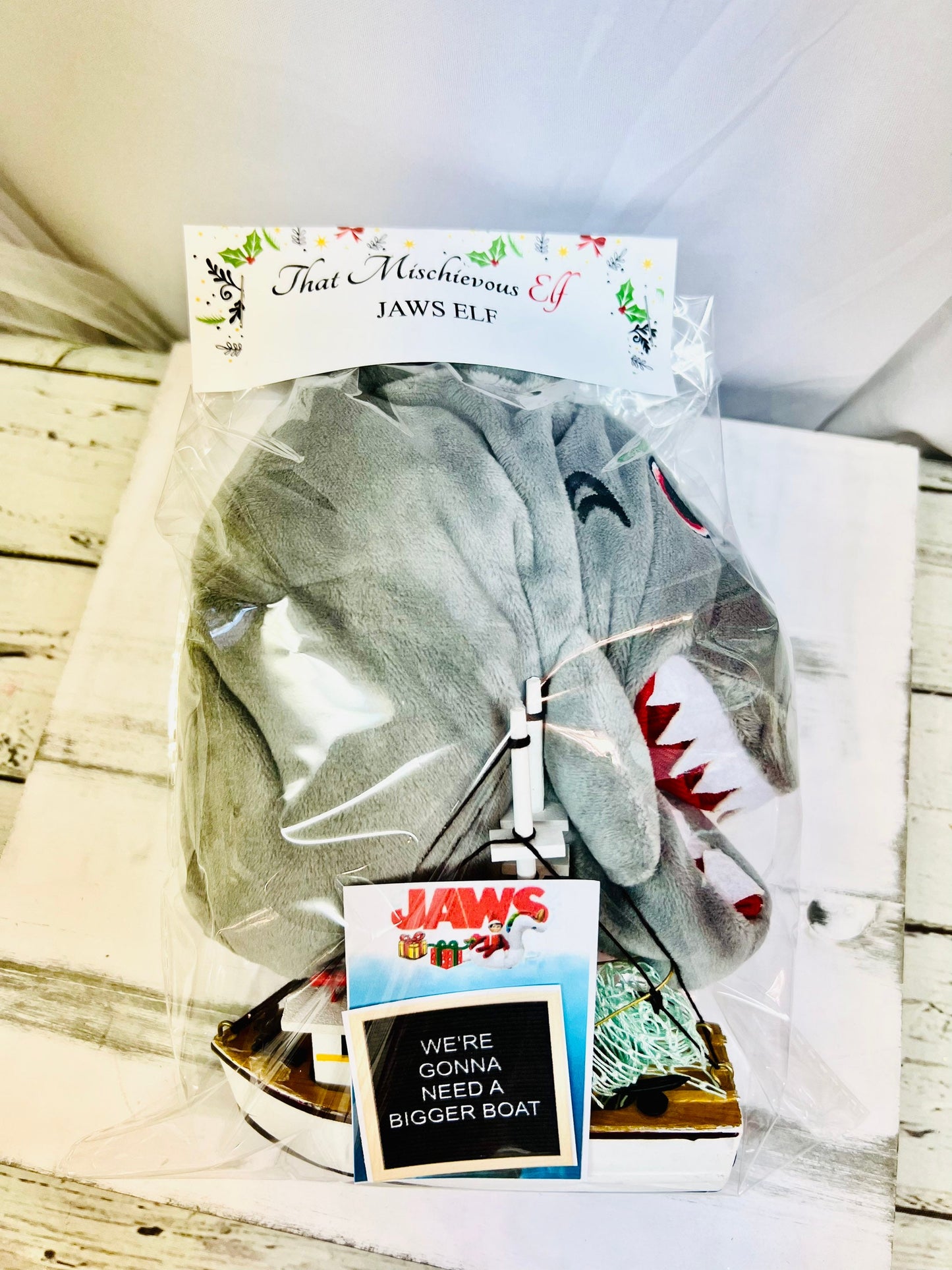 Elf Doll Christmas Elf Daily Mischievous Kit - Jaws Elf elf props elf accessory elf activity nightly elf kit elf clothes funny elf kit