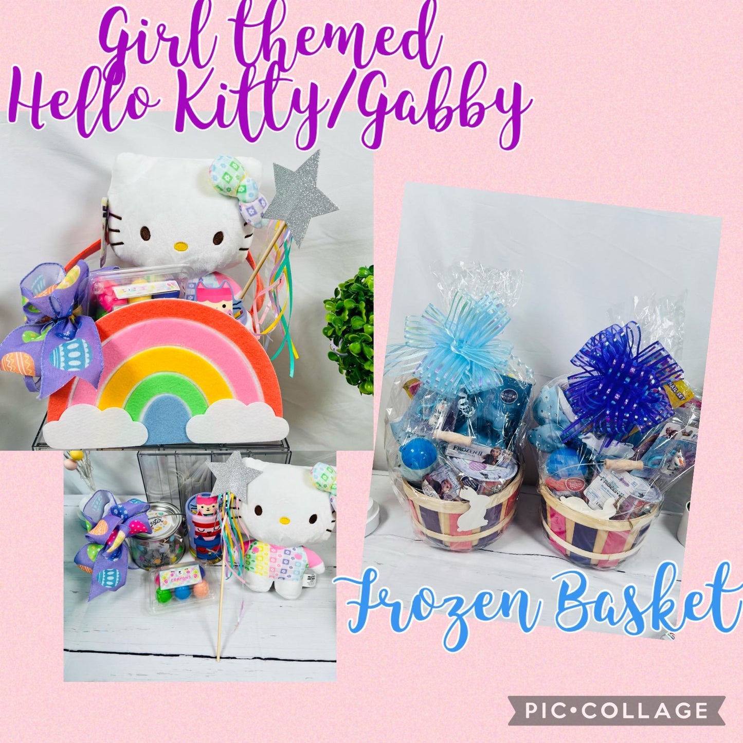 Small Personalized Themed Easter Basket