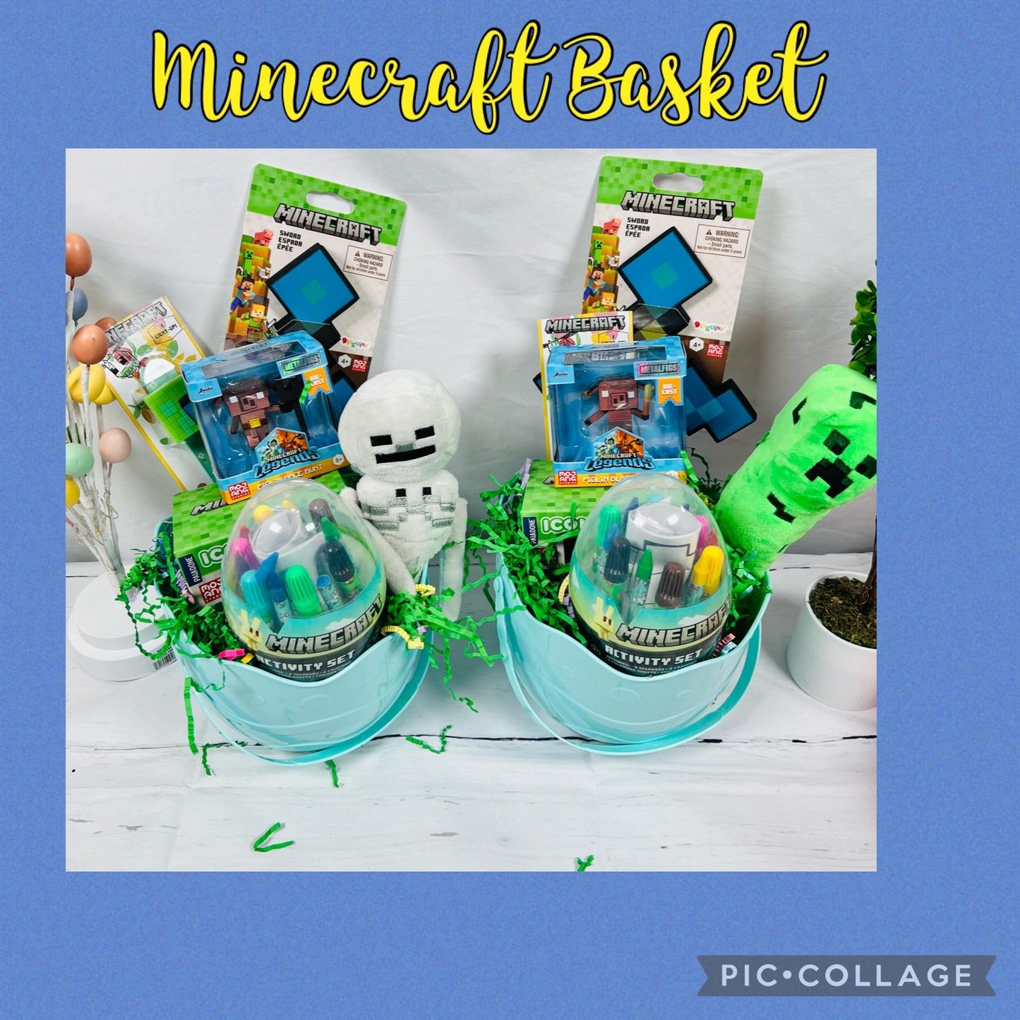 Small Personalized Themed Easter Basket