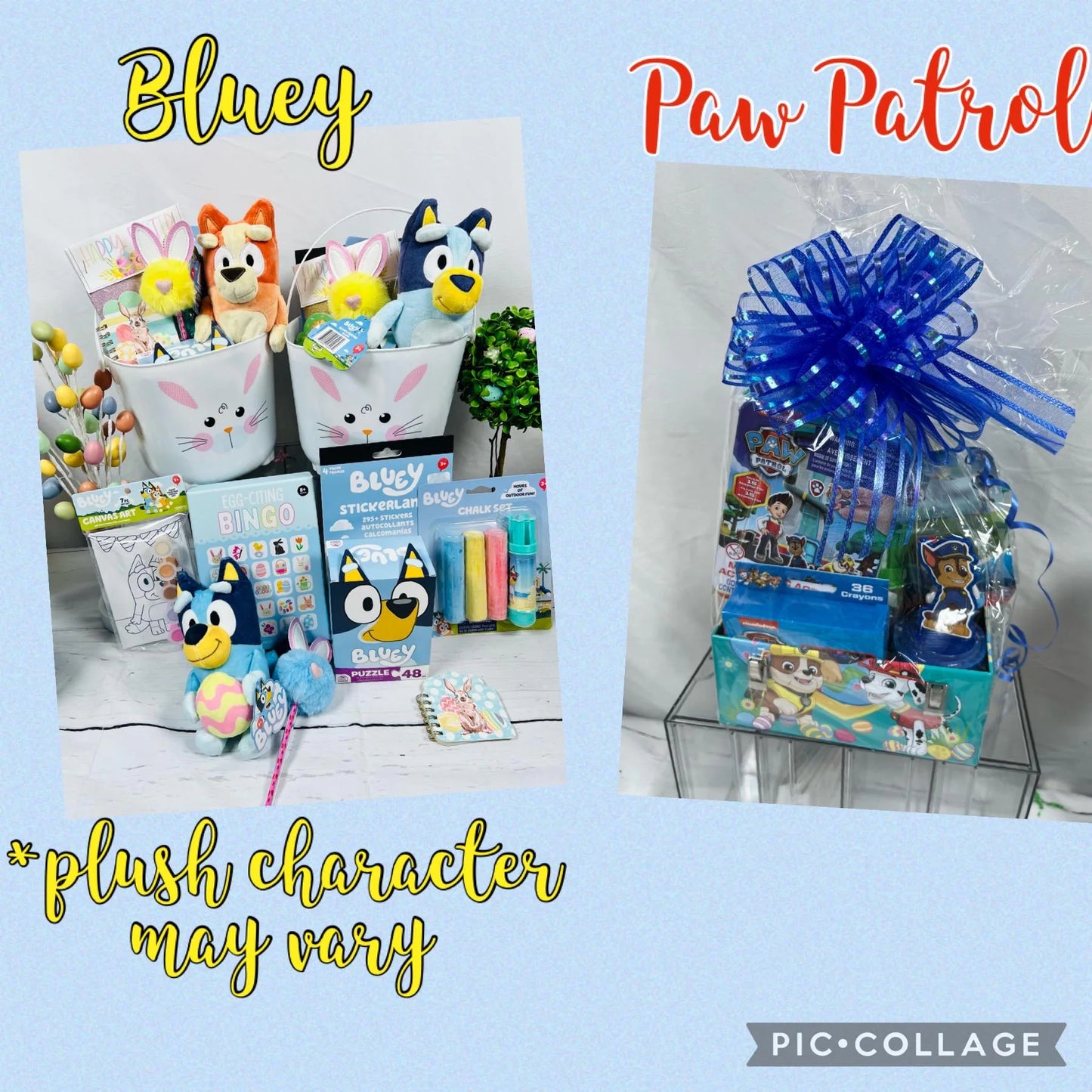 Small Personalized Themed Easter Basket