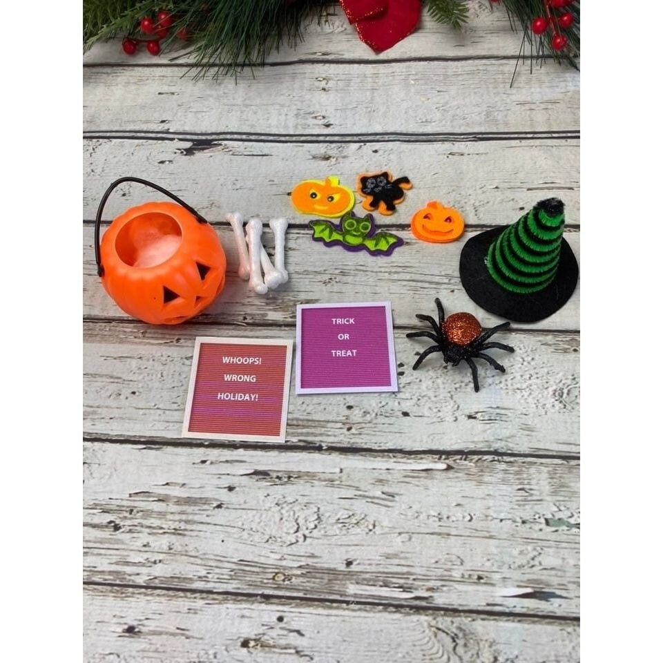 Elf Doll christmas elf Mischievous Elf Kit - Trick Or Treat elf accessory elf activity halloween Classroom Halloween