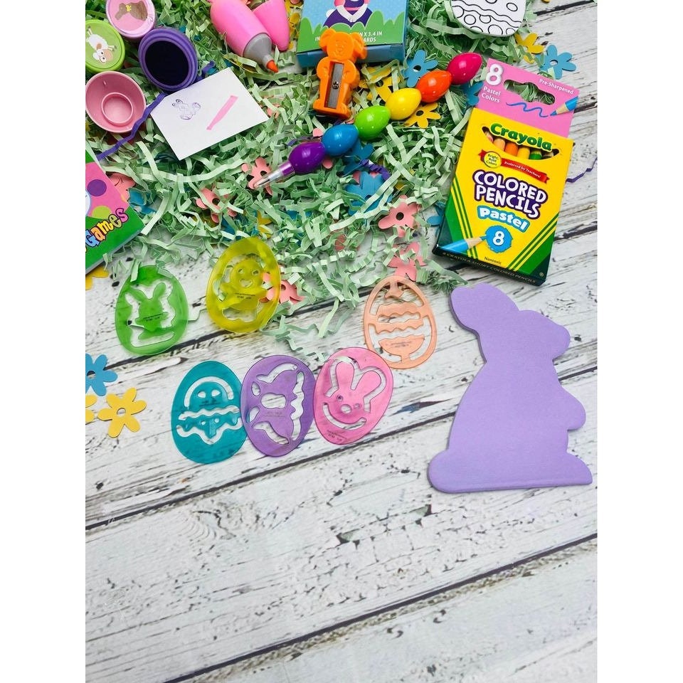 Personalized Easter Basket Filler Kids Easter Activity Easter Basket Stuffer Filled Easter Egg over 20 Items, Easter craft, Easter activity