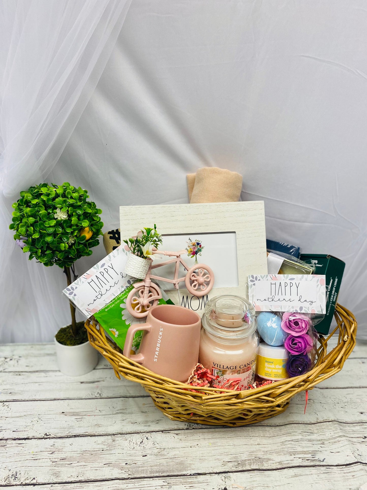 10 piece Mother's Day Gift Basket, Mom's gift, pampered gifts, relaxation gifts, gifts for mom, puzzles