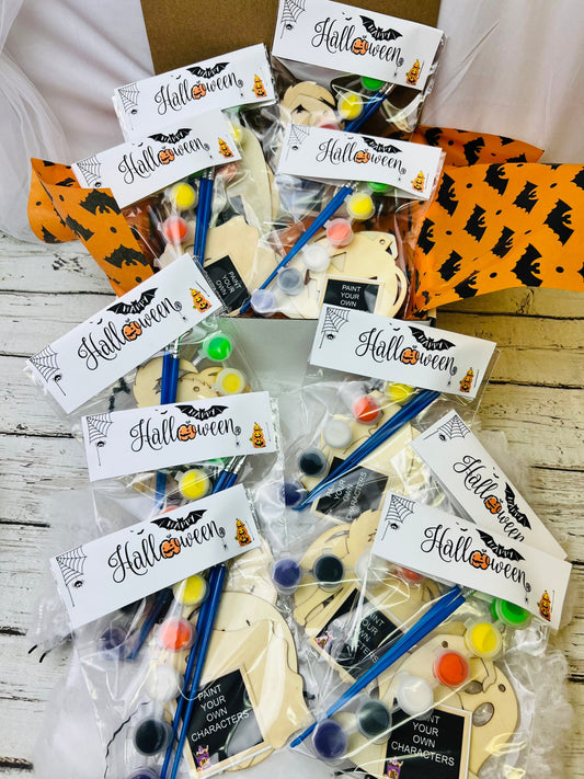 Halloween Paint Kits kids favors Trick or Treat non candy handout creative play Halloween Toys and Activity Halloween Handouts