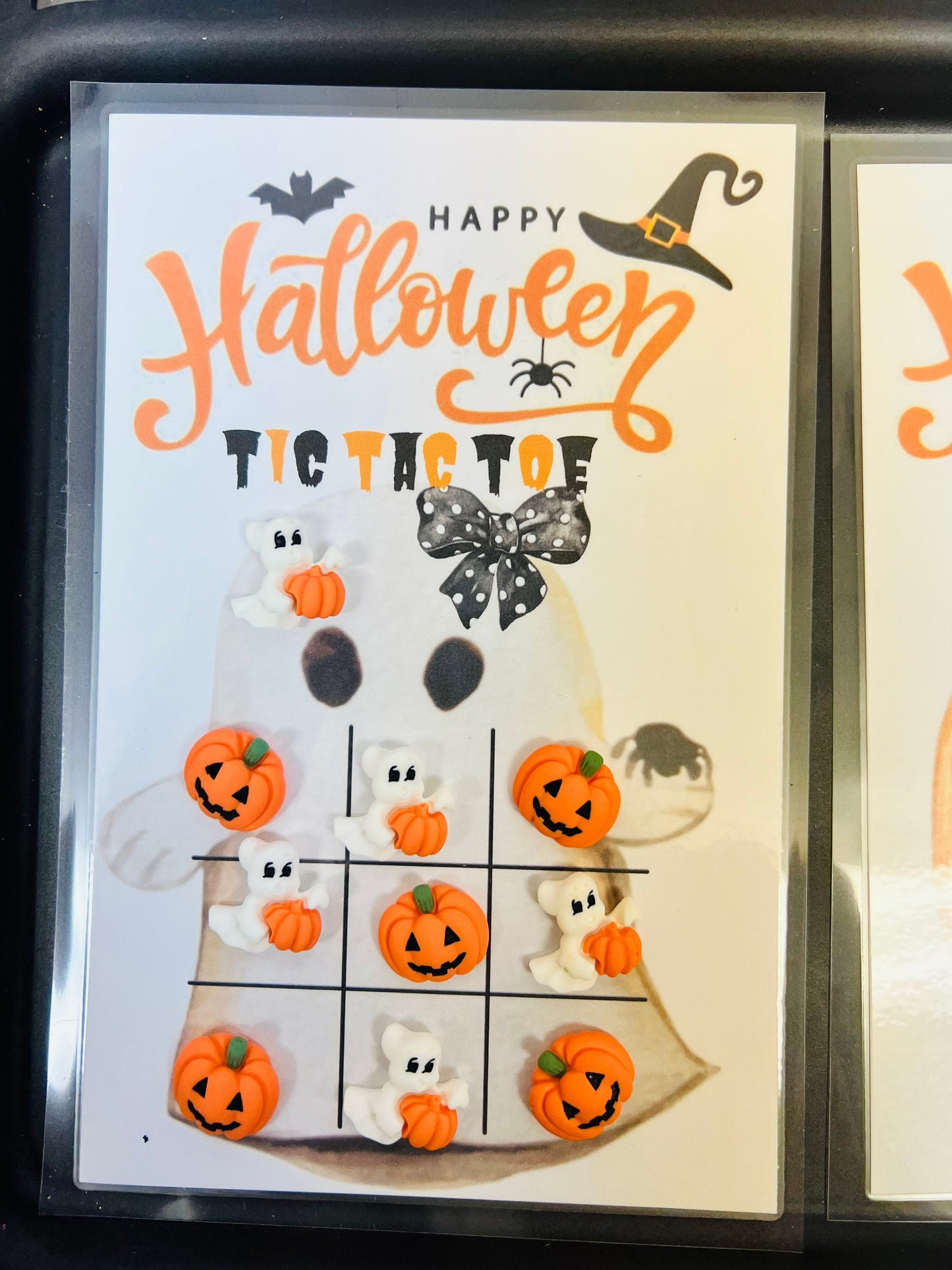 Ready to ship*Halloween Tic Tac Toe kids activity kids craft Halloween hand out Trick or Treat Classroom Halloween