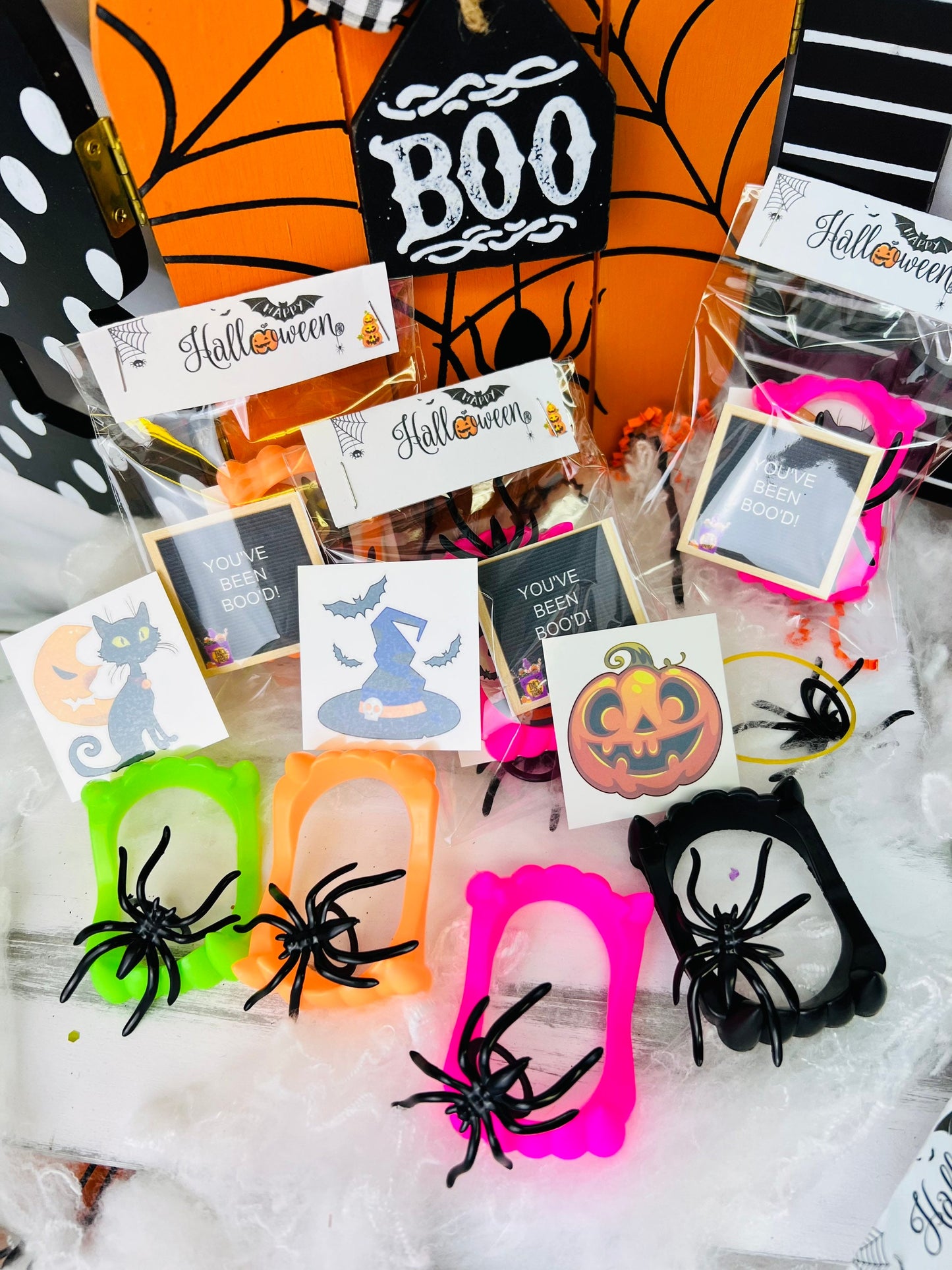 Ready to ship*Halloween handout you've been boo'd bundle trick or treat kids halloween classroom handouts kids craft bucket filler non candy