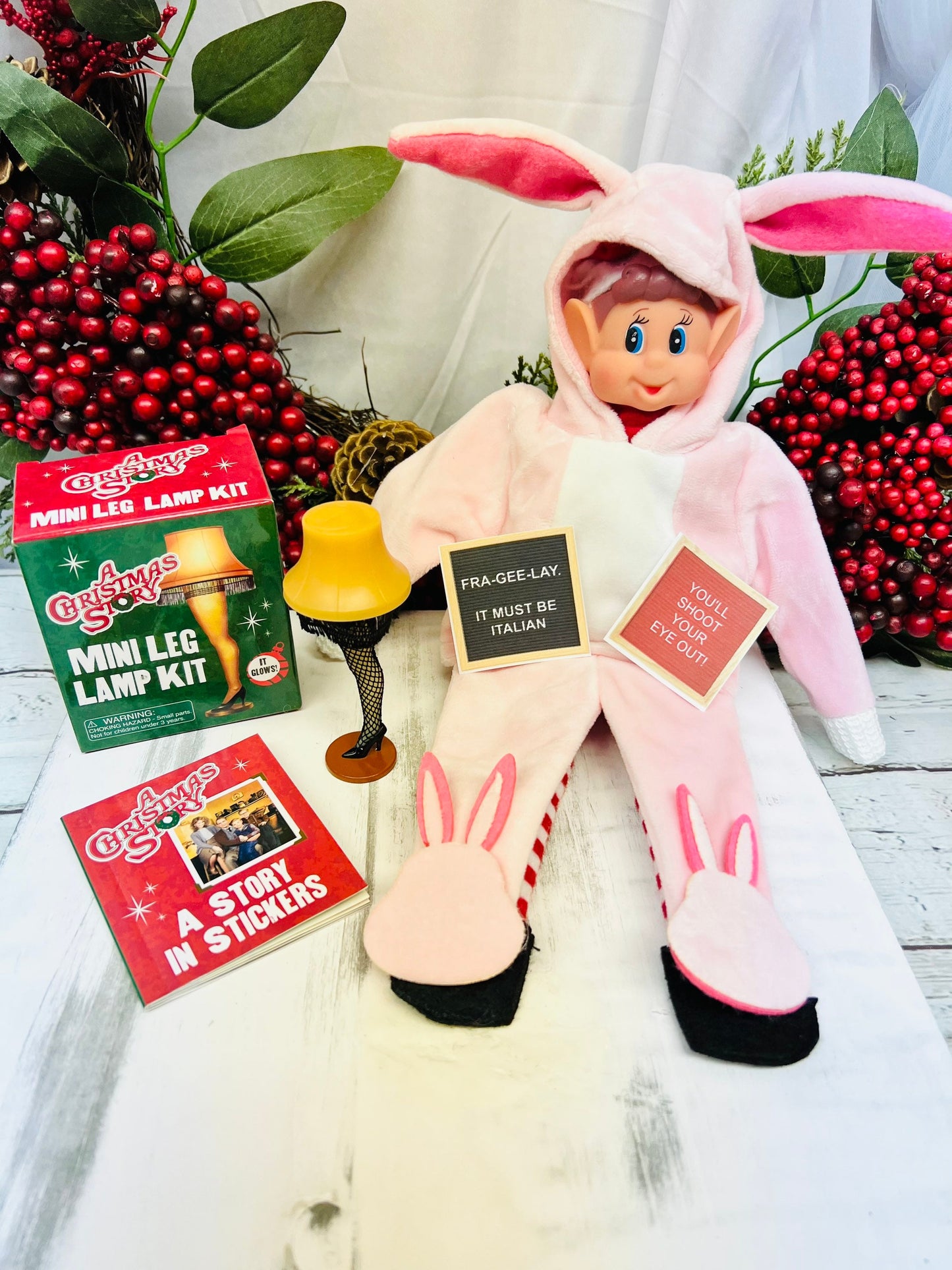 Elf Doll Christmas Elf Daily Mischievous Kit - Fra-Gee-Lay Elf  (elf doll not included) Christmas Story Elf