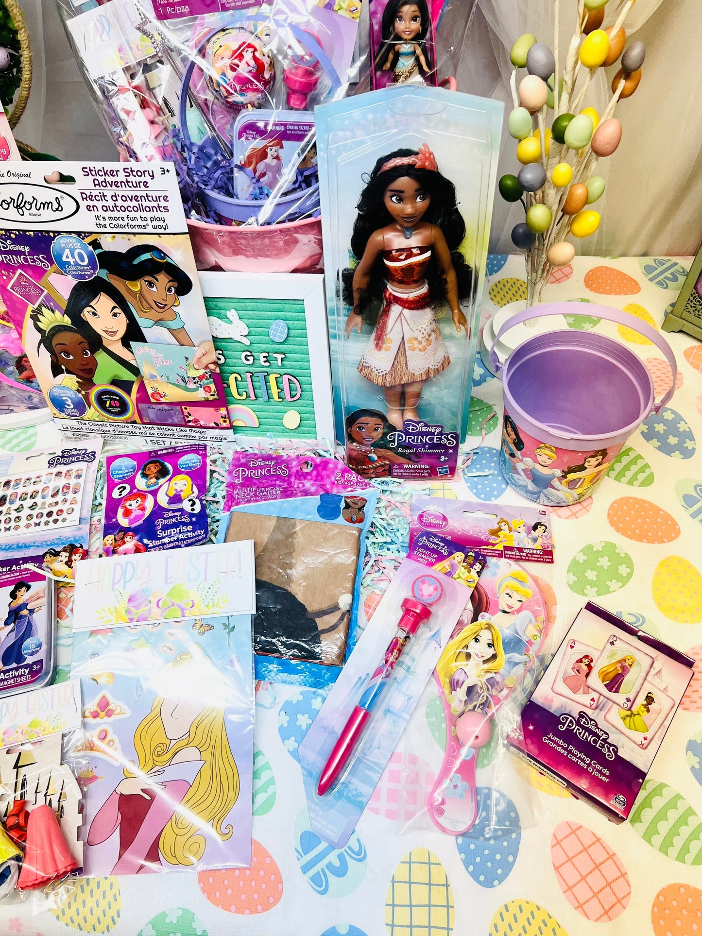 16 piece Disney princess prefilled Easter basket girls Easter basket princess gift