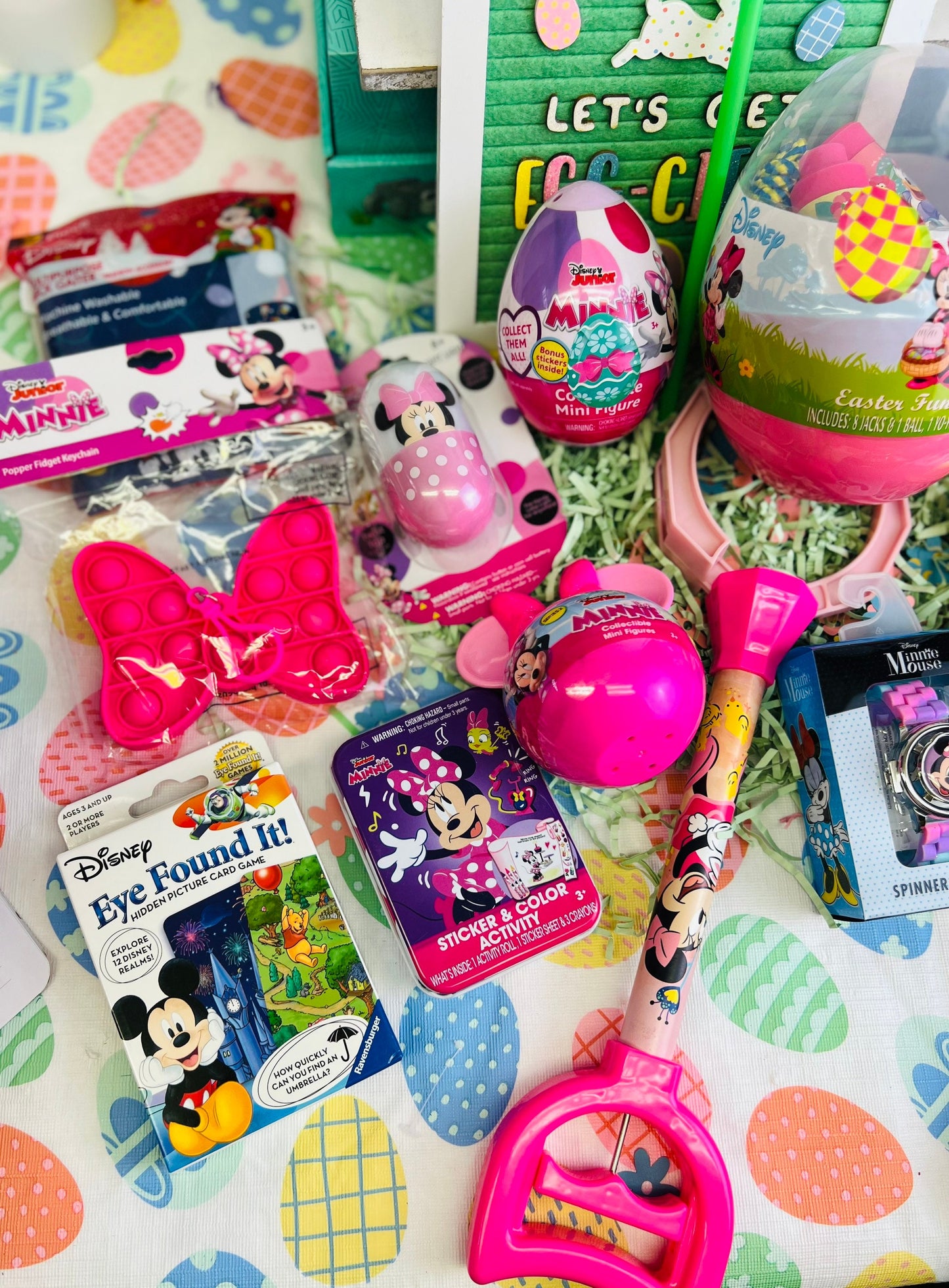 15 piece prefilled minnie mouse gift basket girls prefilled easter basket minnie mouse