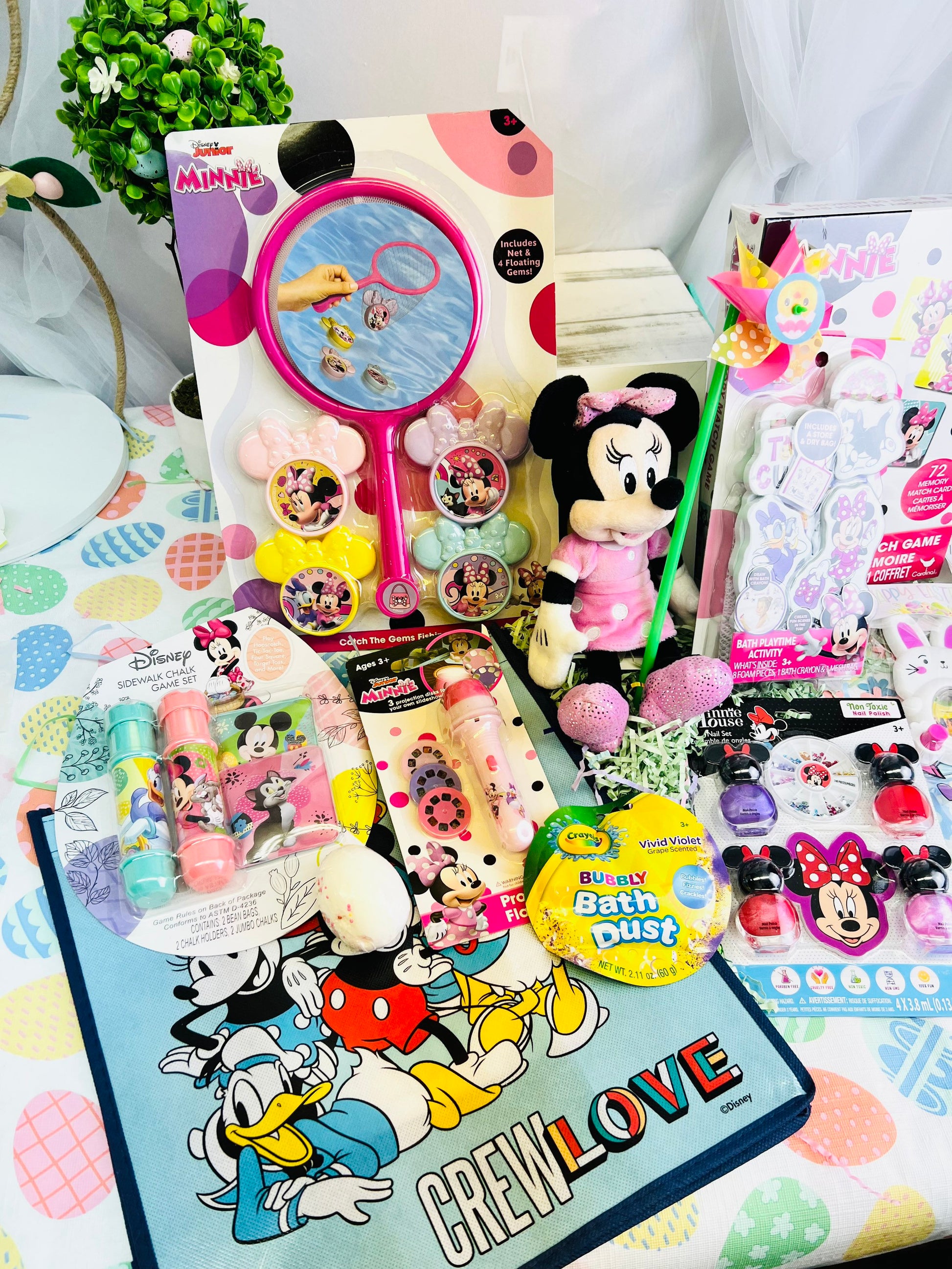 15 piece minnie mouse prefilled gift basket birthday gift christmas gift kids gift gift basket girls easter basket DELUXE Easter PRINCESS