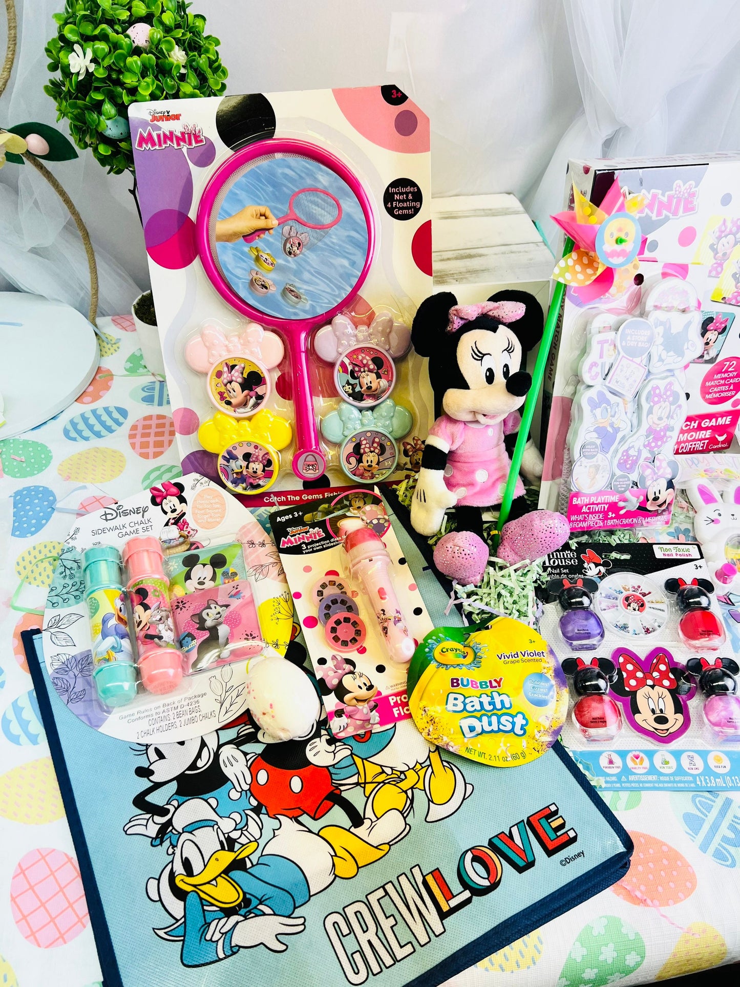 15 piece minnie mouse prefilled gift basket birthday gift christmas gift kids gift gift basket girls easter basket DELUXE Easter PRINCESS