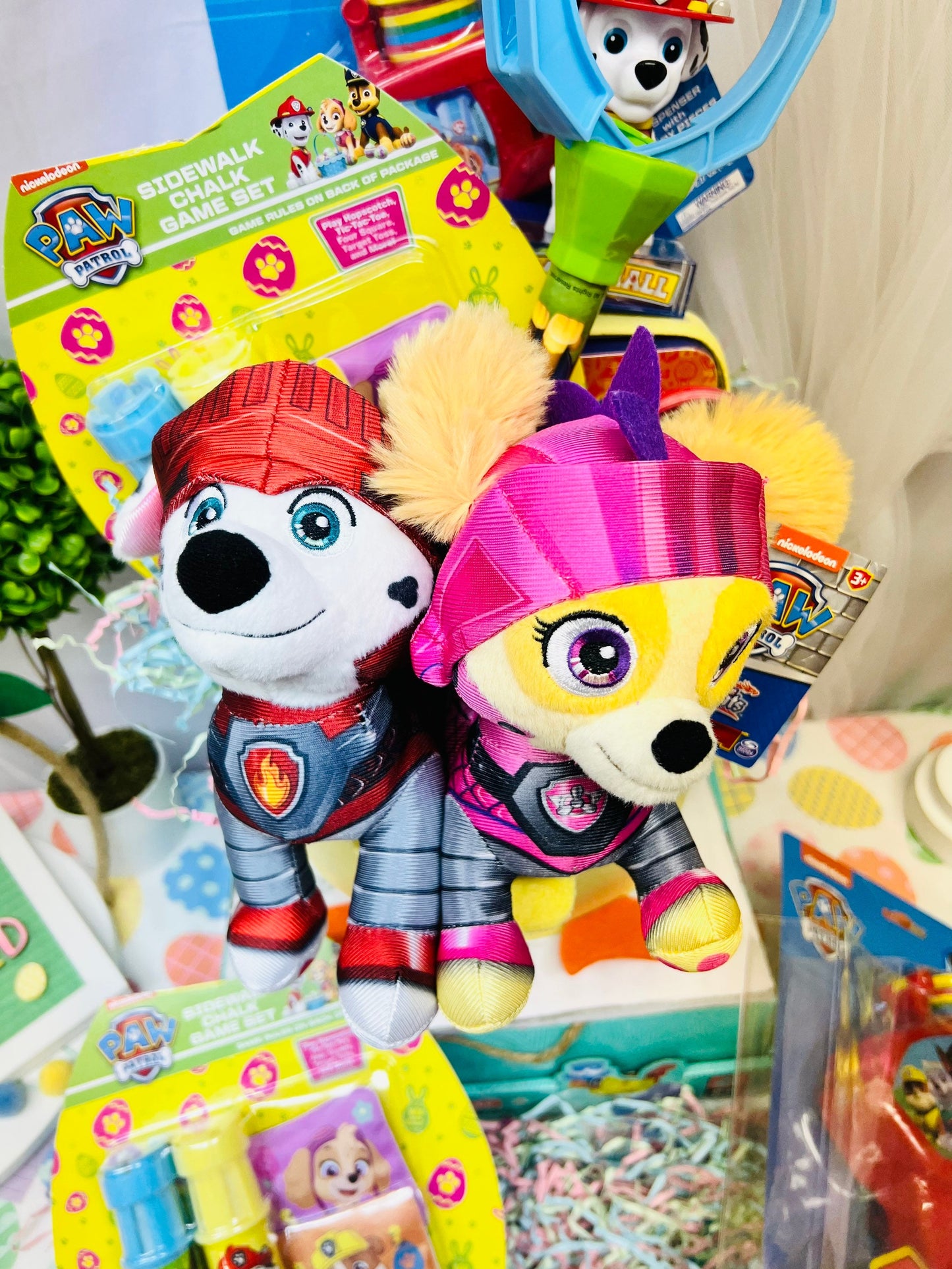 7 Piece Paw Patrol prefilled gift basket Kids easter basket Prefilled Easter Basket Easter toy Easter Activity Easter Gift