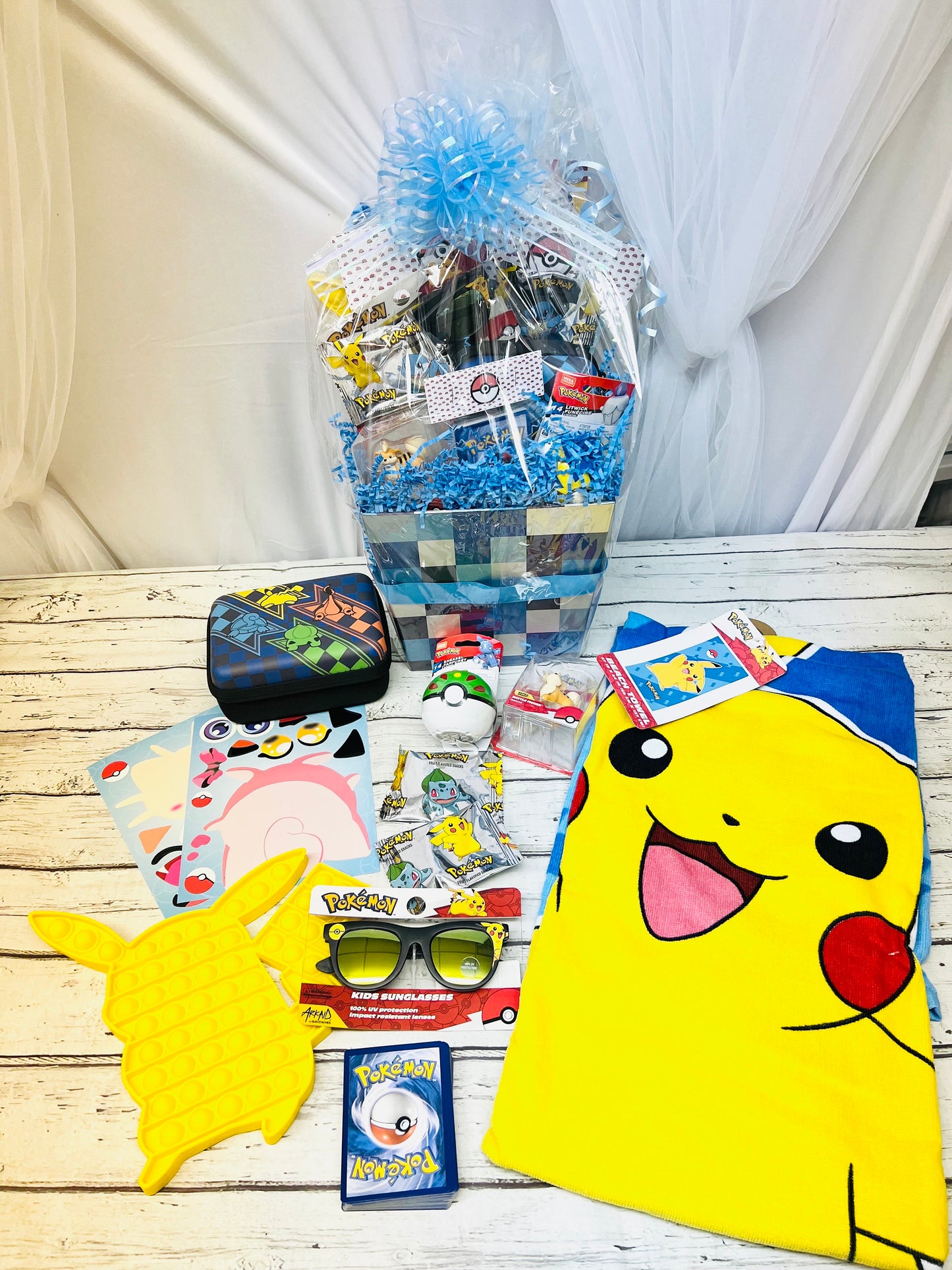 11 piece Pokemon Easter basket for kids pokemon toy Pokemon gift birthday gift christmas gift easter gift basket Pokémon toys