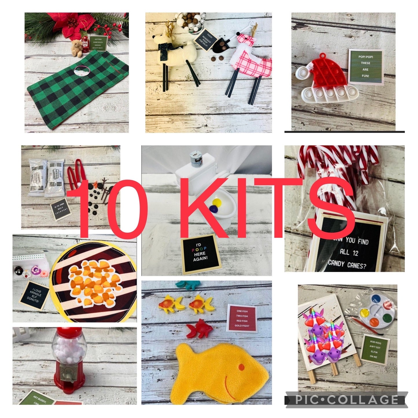 Nightly Elf kits 5 days to 24 days premade kits for your christmas elf