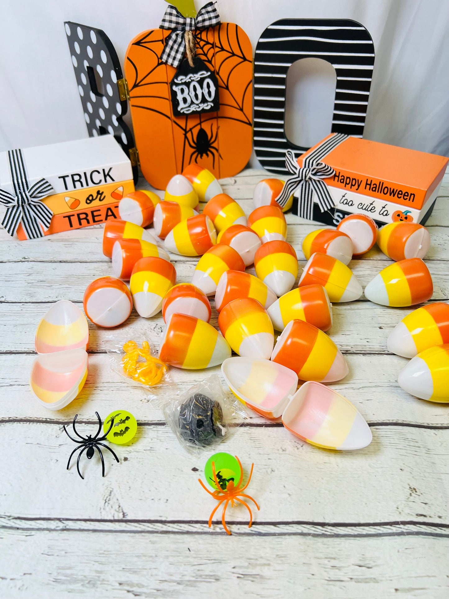 Ready to ship*Handout Trick or Treat Halloween favors- non candy Halloween- party favor- Halloween grab bag-Kids Halloween toy- boo bag