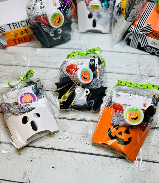 Ready to ship*Monster Container  Halloween Handout Trick or Treat Kids Halloween gift Kids Halloween Favor- Halloween gift boo bag filler