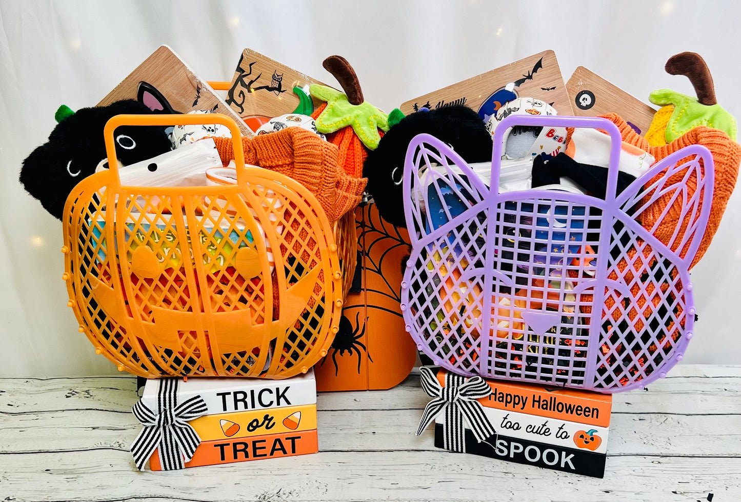 Ready to ship*Prefilled Halloween gift basket trick or treat Baby's First Halloween Halloween toys halloween gift halloween basket boo bag