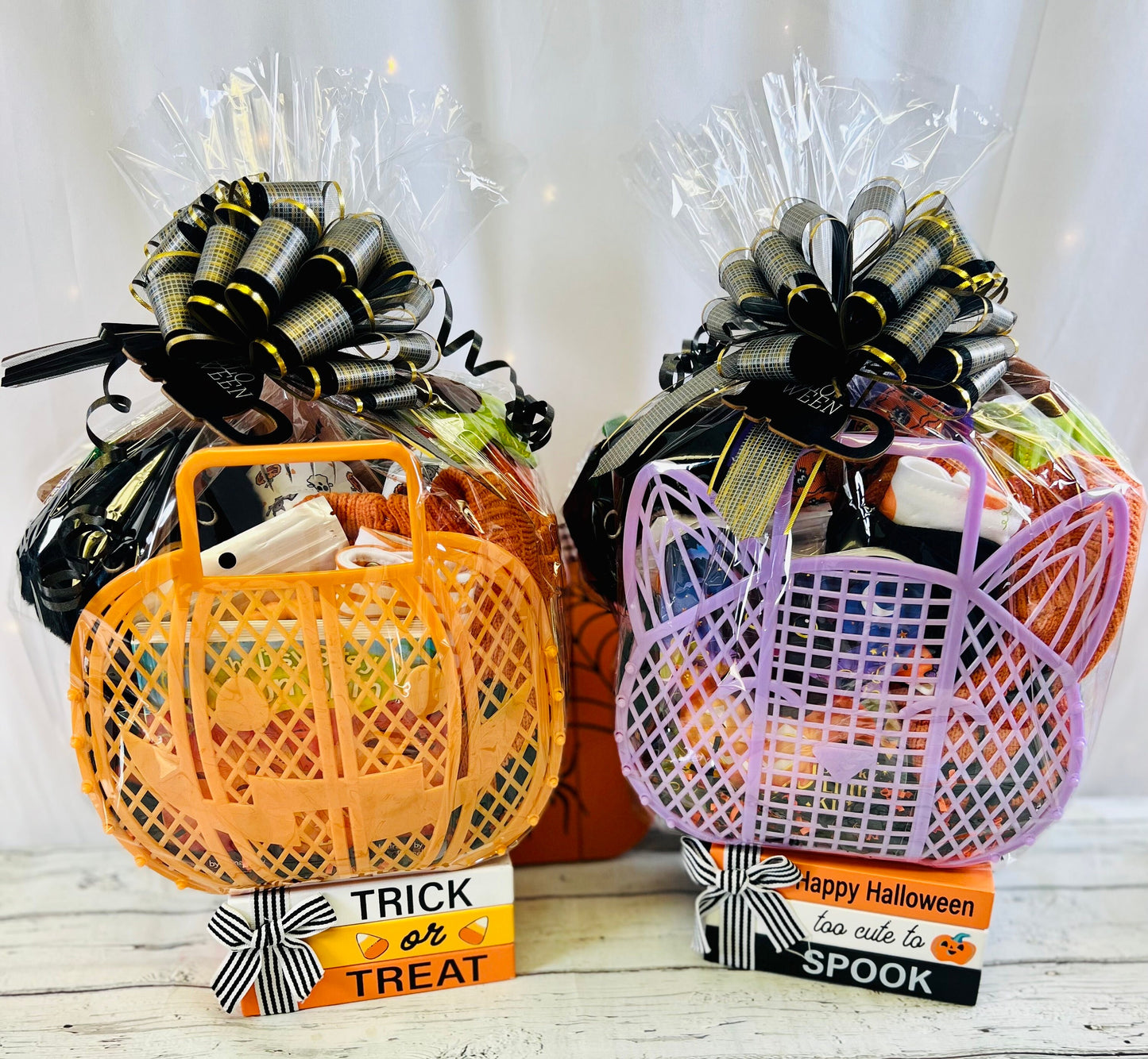 Ready to ship*Prefilled Halloween gift basket trick or treat Baby's First Halloween Halloween toys halloween gift halloween basket boo bag