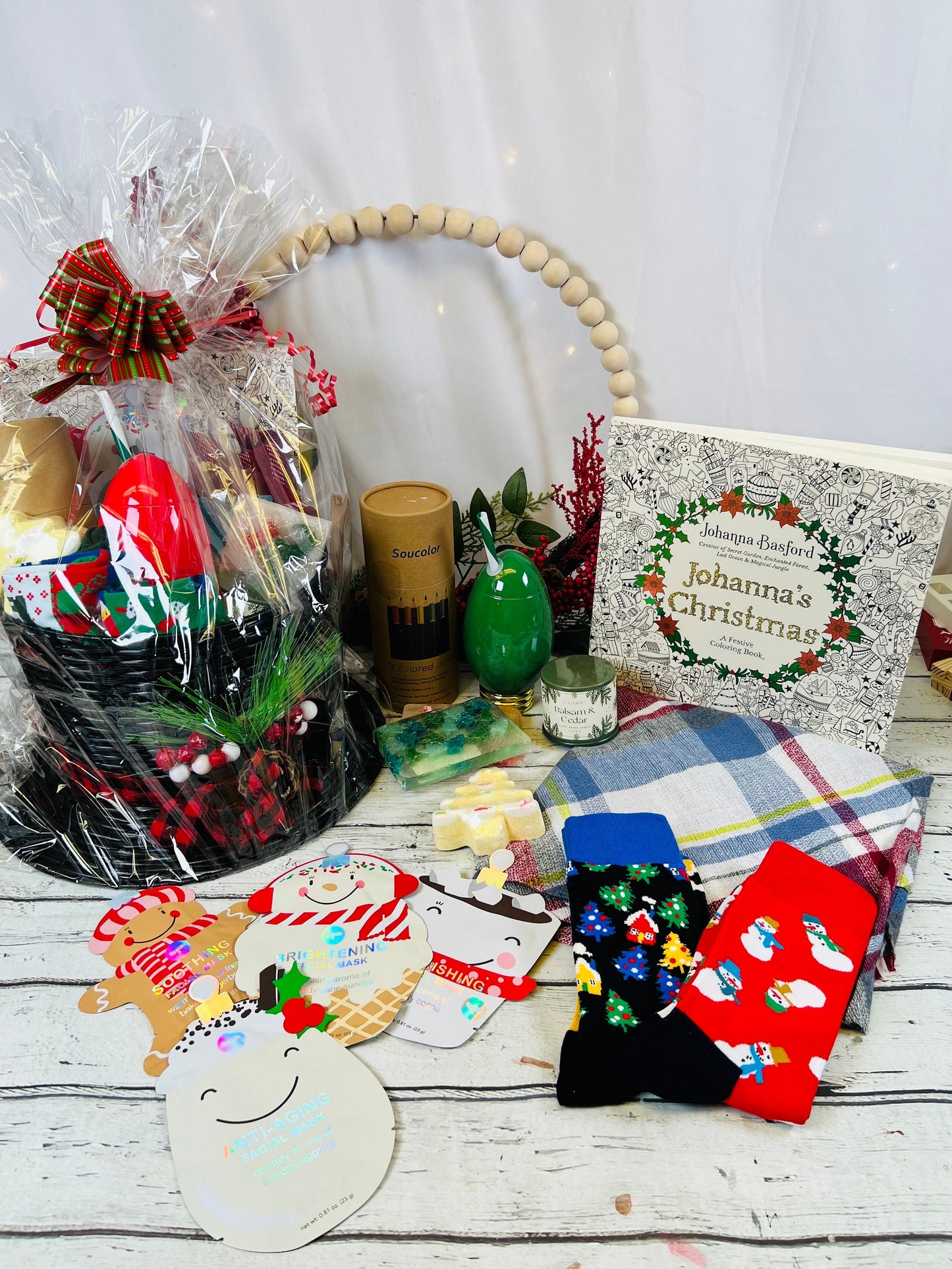 15 piece Christmas Basket Bundle for adults womens christmas basket womens gift christmas gift for adults