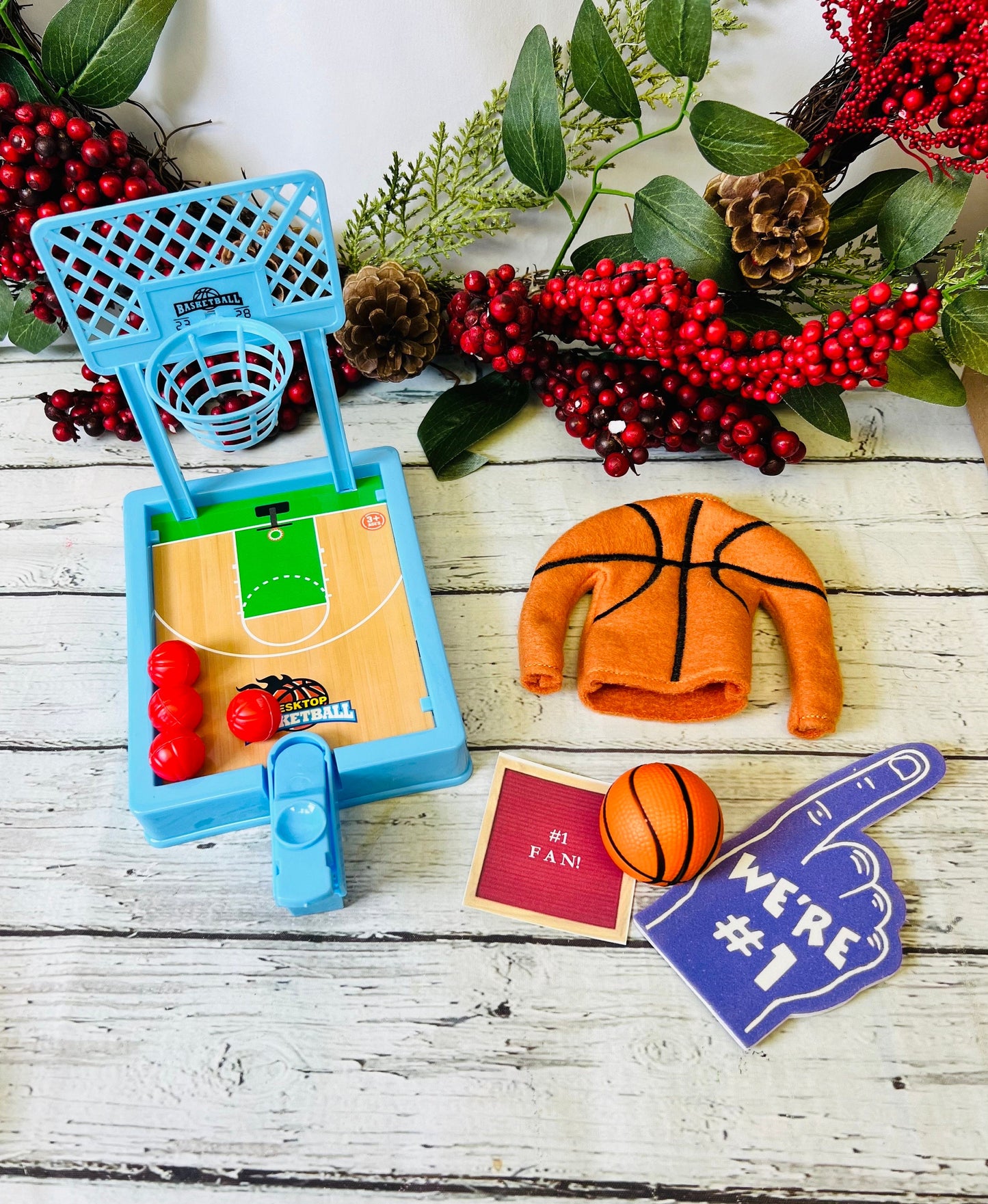 2024 Basketball Elf Doll Christmas Doll Daily Mischievous Kit Elf prop Elf Outfit Elf Clothes Elf kit