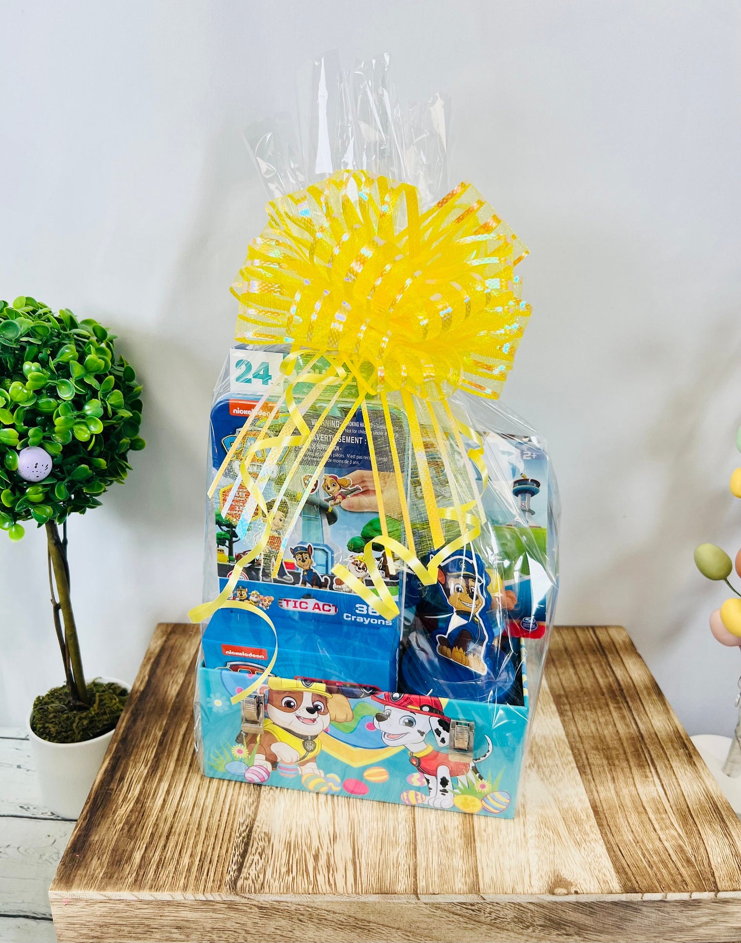 Pre filled Easter bucket | small themed gift basket | paw patrol gift basket | minecraft | Bluey kids Easter basket | small pre filled gift