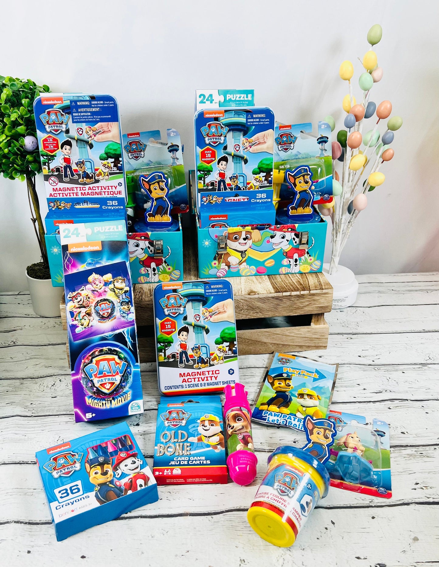 Pre filled Easter bucket | small themed gift basket | paw patrol gift basket | minecraft | Bluey kids Easter basket | small pre filled gift