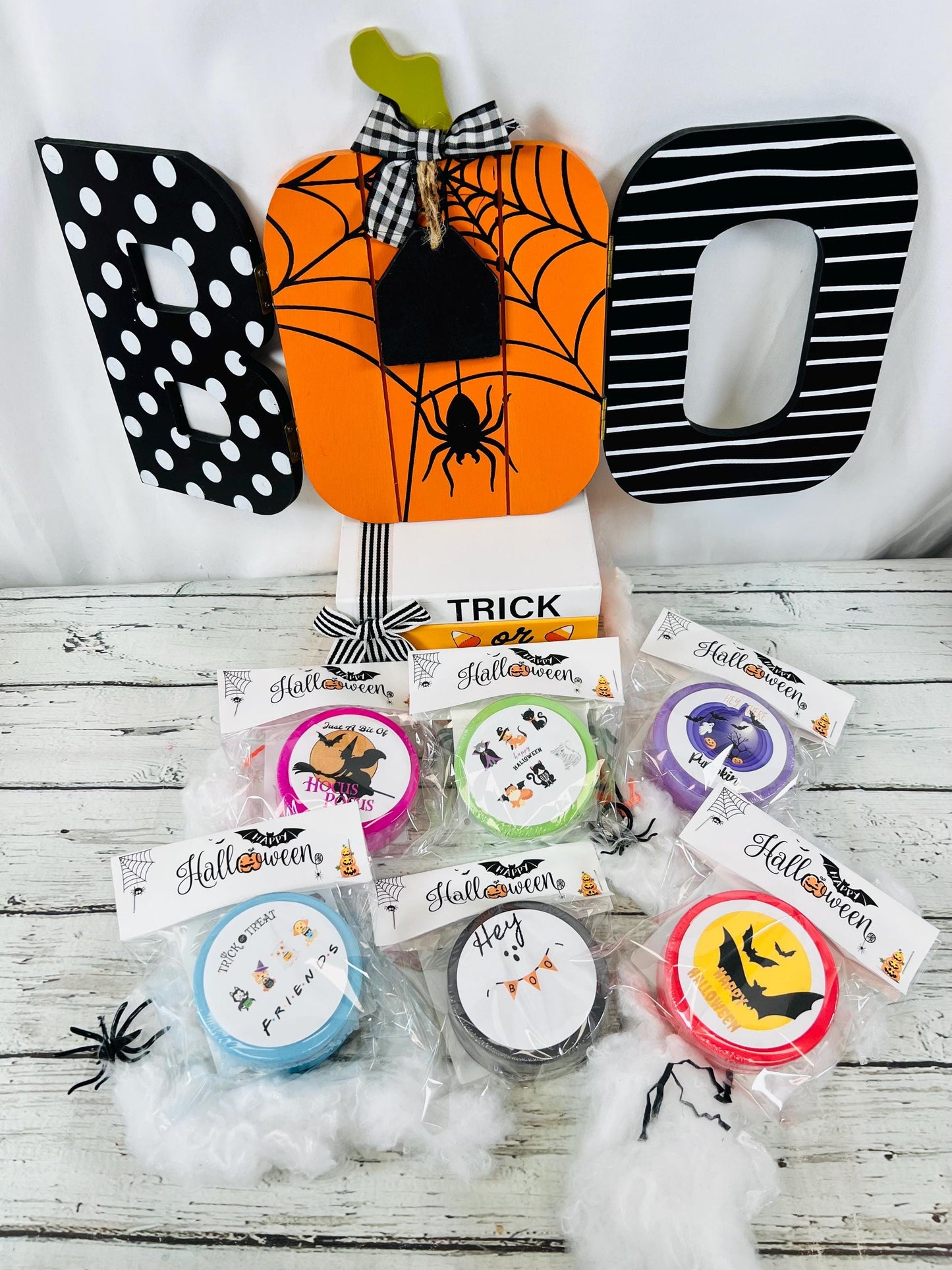 Halloween Sidewalk Chalk kids favors Trick or Treat non candy handout creative play  Halloween Toys and Activity Halloween Handouts boo bag