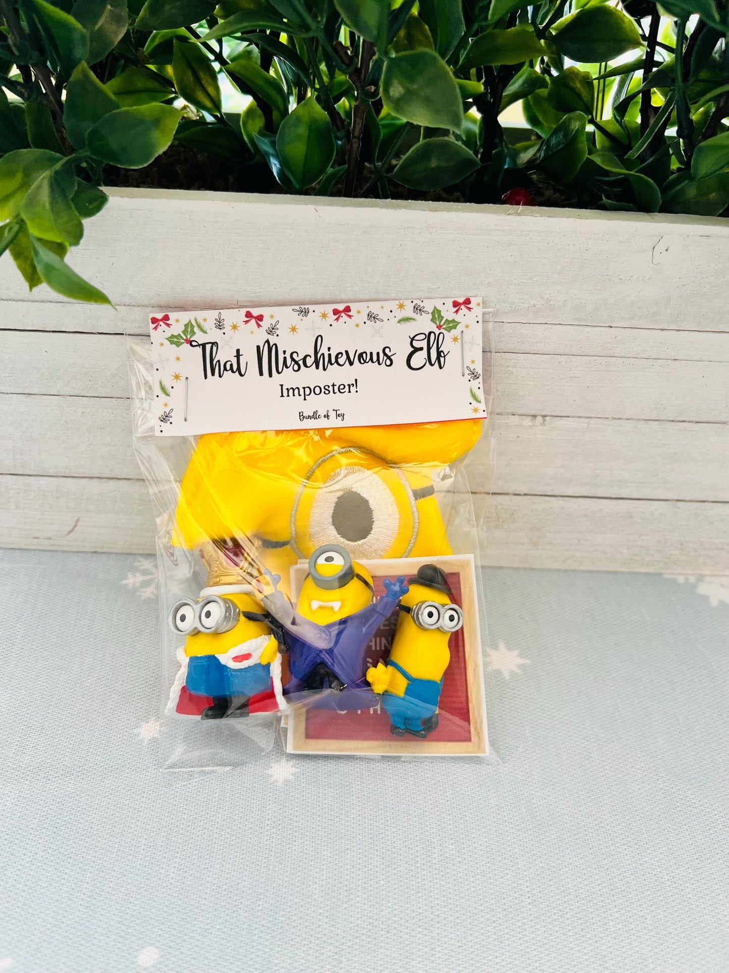 Elf doll Christmas Elf Daily Mischievous Kit- Imposter Minion Elf -elf activity elf accessory elf outfit elf prop