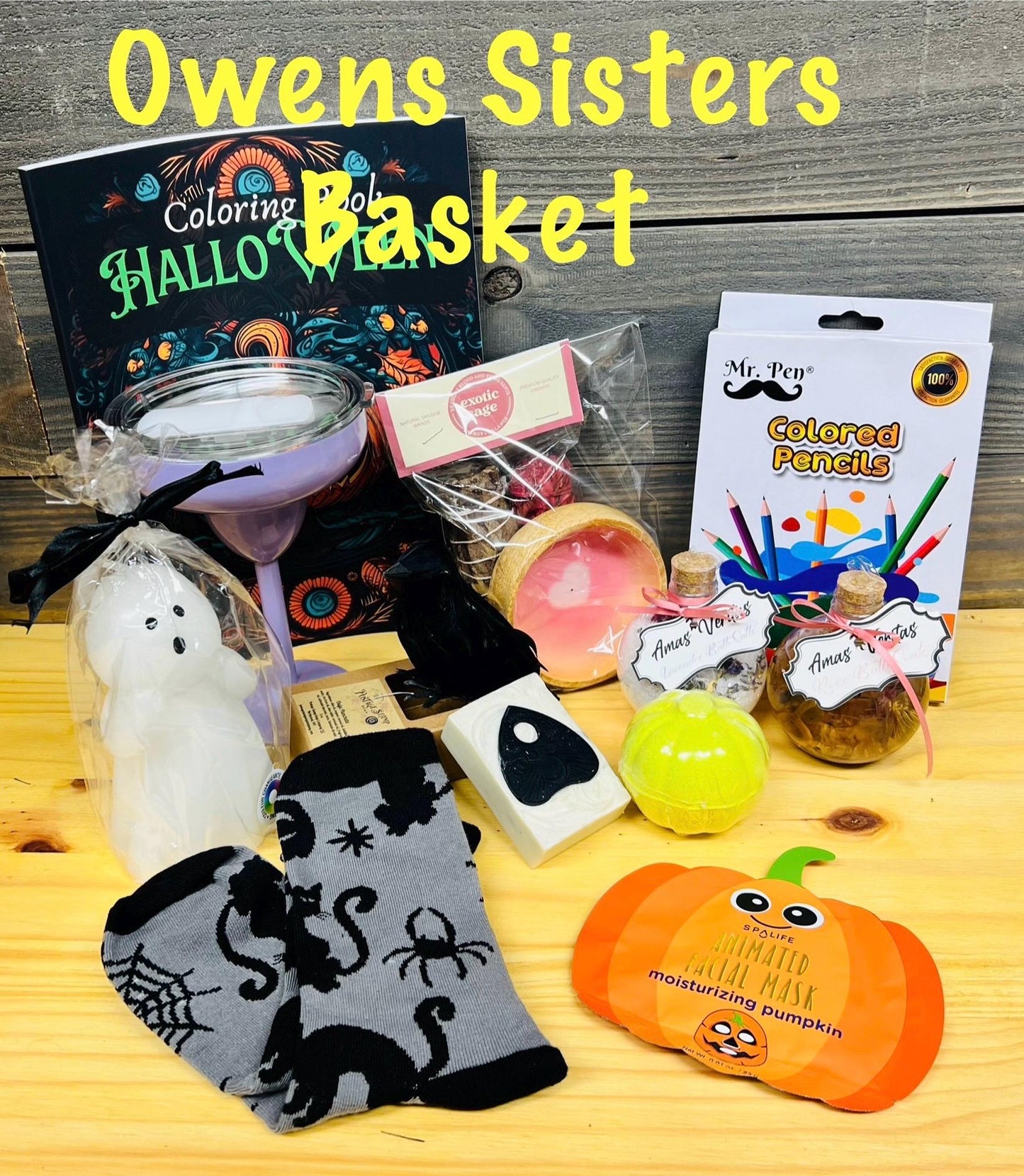 Women's Adult Halloween Basket- Halloween basket halloween bucket adult halloween gift - halloween gift for women gift basket for adults