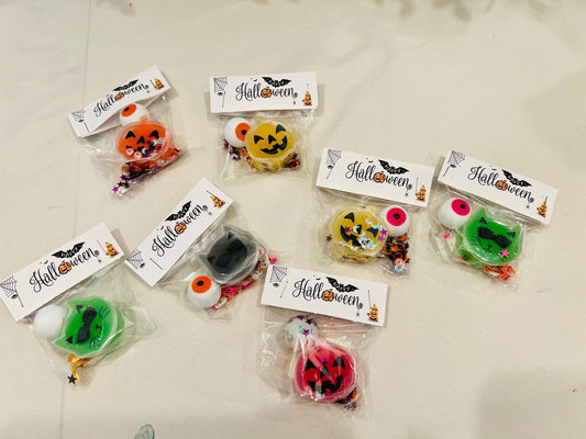 Halloween Slime Trick Or Treat Handouts Halloween craft Classroom Halloween Gift Boo Bag Filler Halloween Activity for Kids  See Description