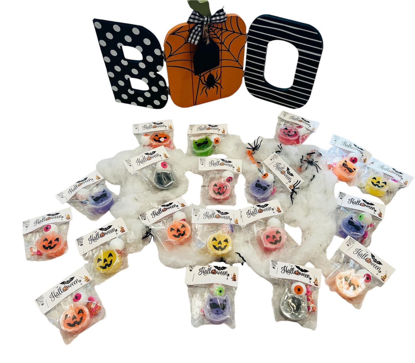 Halloween Slime Trick Or Treat Handouts Halloween craft Classroom Halloween Gift Boo Bag Filler Halloween Activity for Kids  See Description