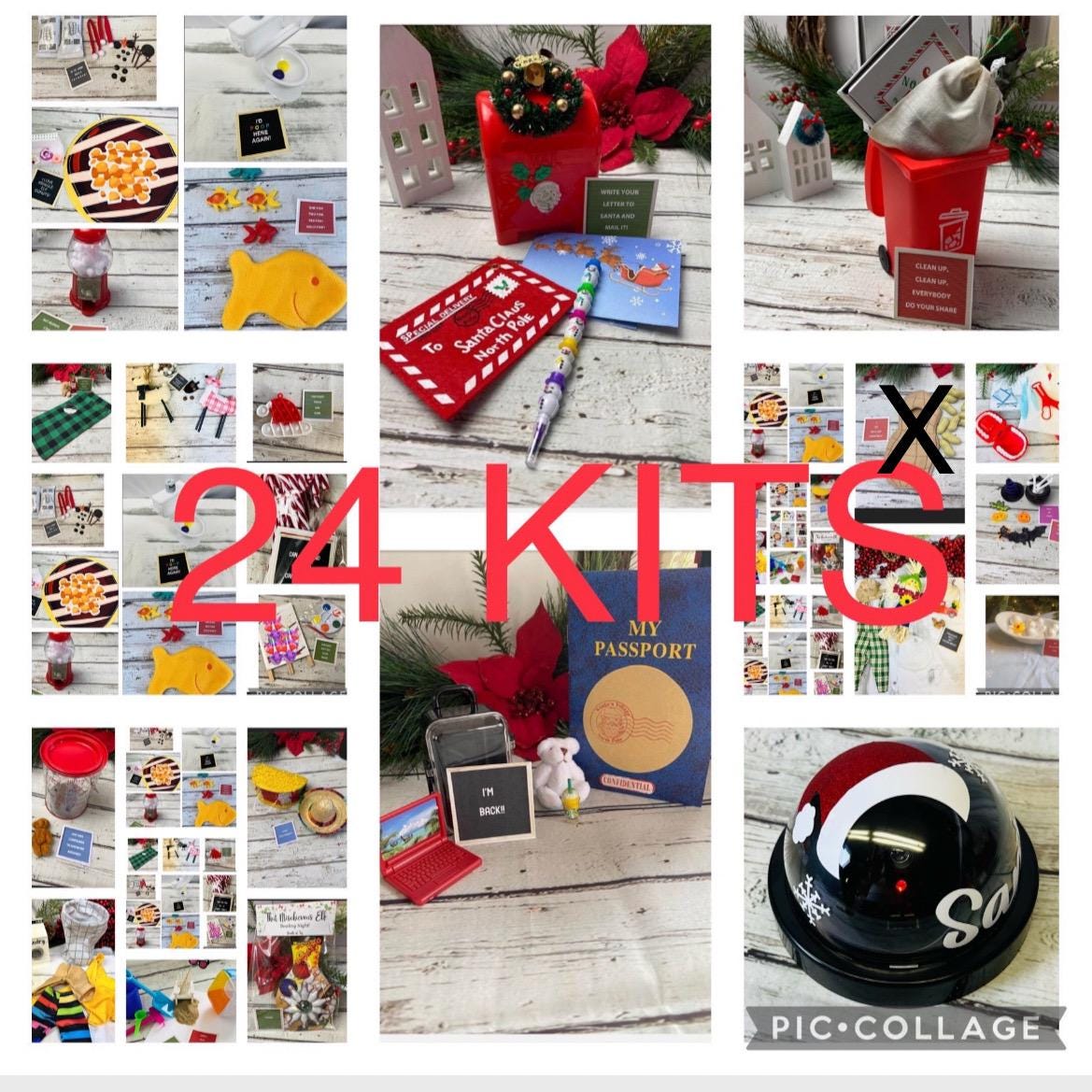 Nightly Elf kits 5 days to 24 days premade kits for your christmas elf