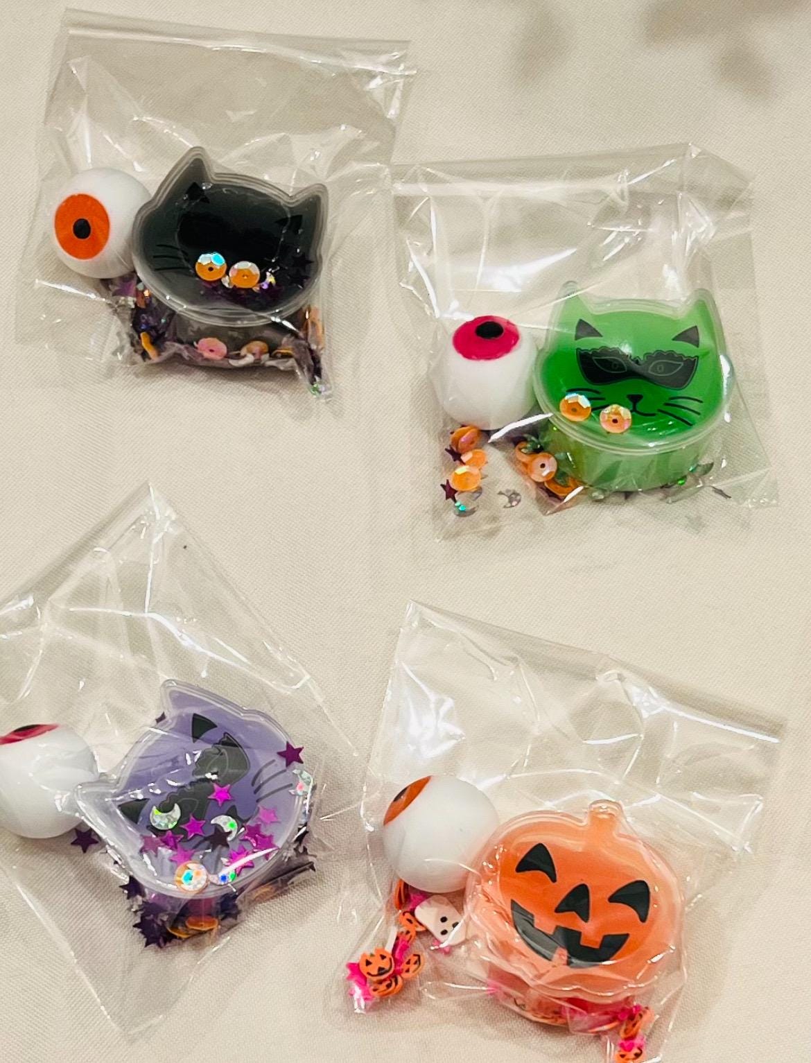 Halloween Slime Trick Or Treat Handouts Halloween craft Classroom Halloween Gift Boo Bag Filler Halloween Activity for Kids  See Description