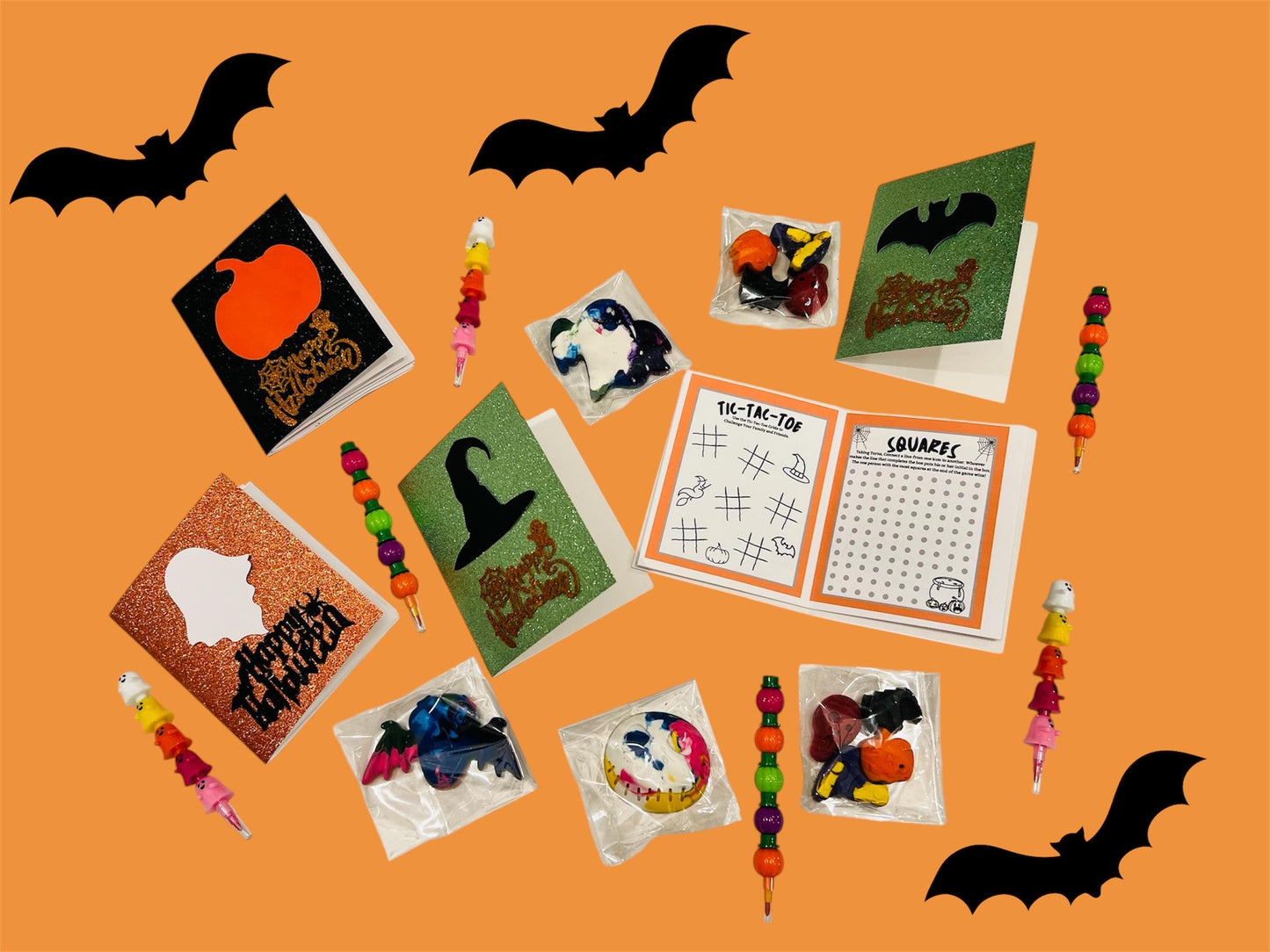 Ready to ship*Halloween coloring activity for kids trick or treat handout kids Halloween activity boo bag filler kids Halloween bucket