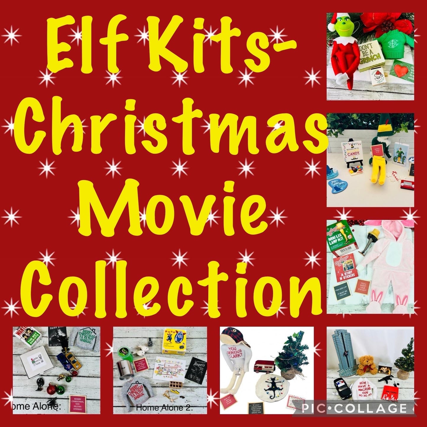 ELf doll Prop kits Christmas Movie Collections Elf clothes Elf Props Elf accessory Elf Activity Elf the movie home alone die hard Lampoon