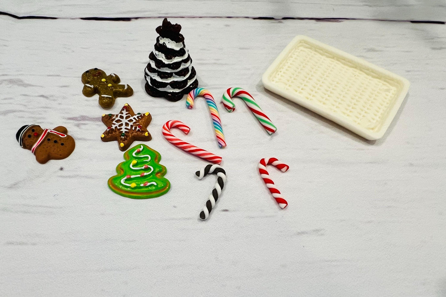 CLEARANCE 1/6 scale Christmas cookies for Santa cookies dollhouse play food dollhouse cookies for dolls elf prop elf accessory elf activity