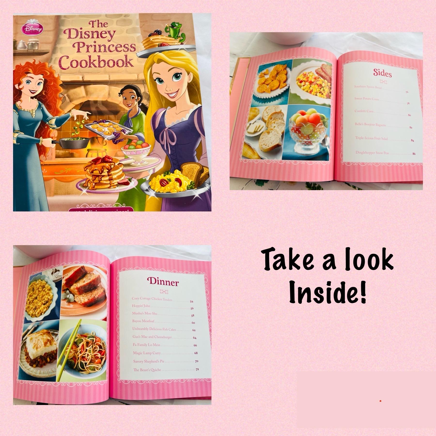 Disney princess 11 piece baking gift set embroidered apron for girls gift basket birthday gift Easter basket for girls Ariel Cinderella bell