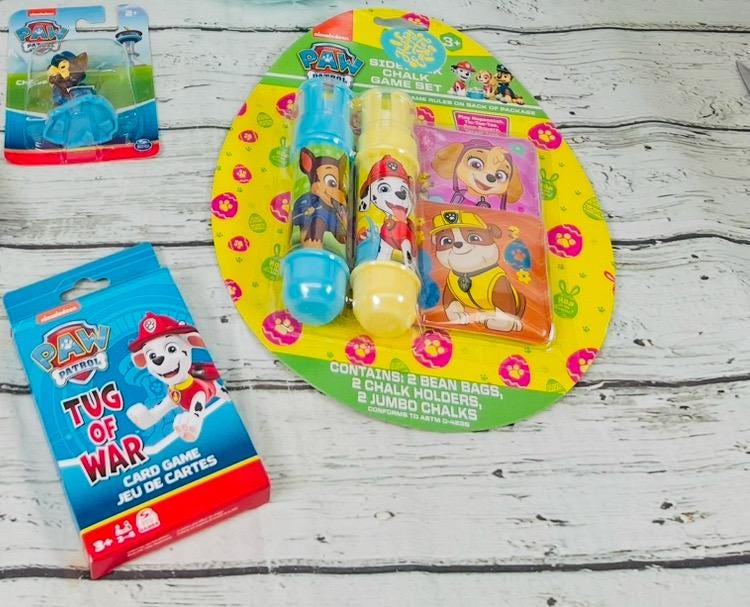 6 piece paw patrol mini bucket gift set Easter basket chase dog birthday gift paw patrol gift basket Easter basket for kids Easter bunny