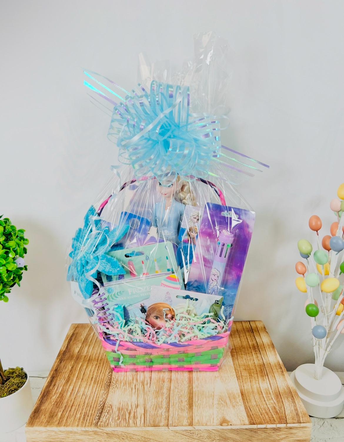 Elsa frozen mini basket prefilled gift basket for girls frozen themed Easter basket girls birthday gift basket