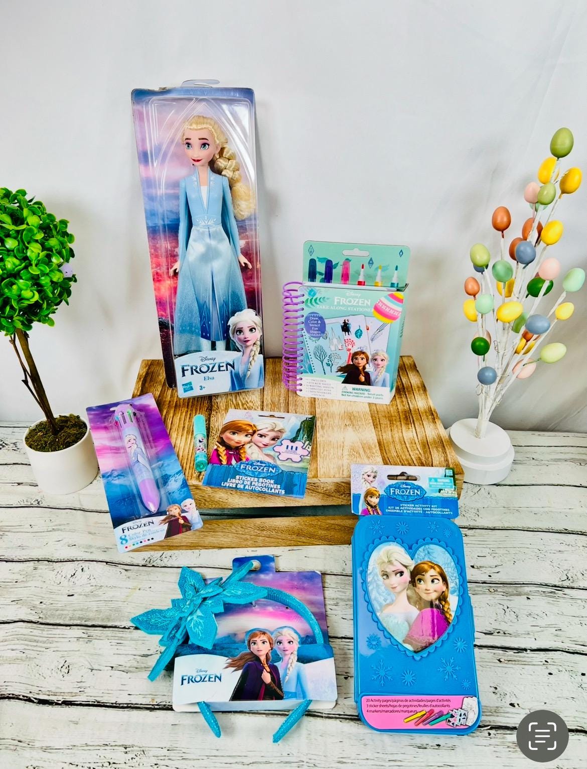 Elsa frozen mini basket prefilled gift basket for girls frozen themed Easter basket girls birthday gift basket