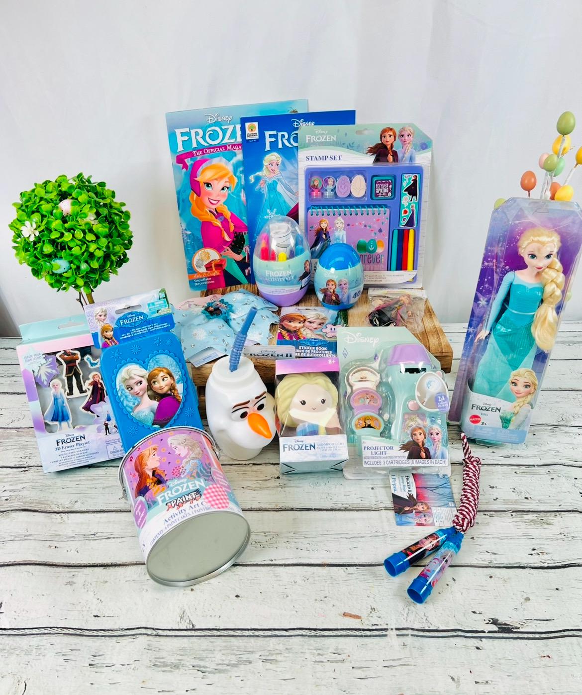 Frozen Elsa mini gift basket prefilled girls Easter basket princess girls birthday basket Easter gift basket for girls