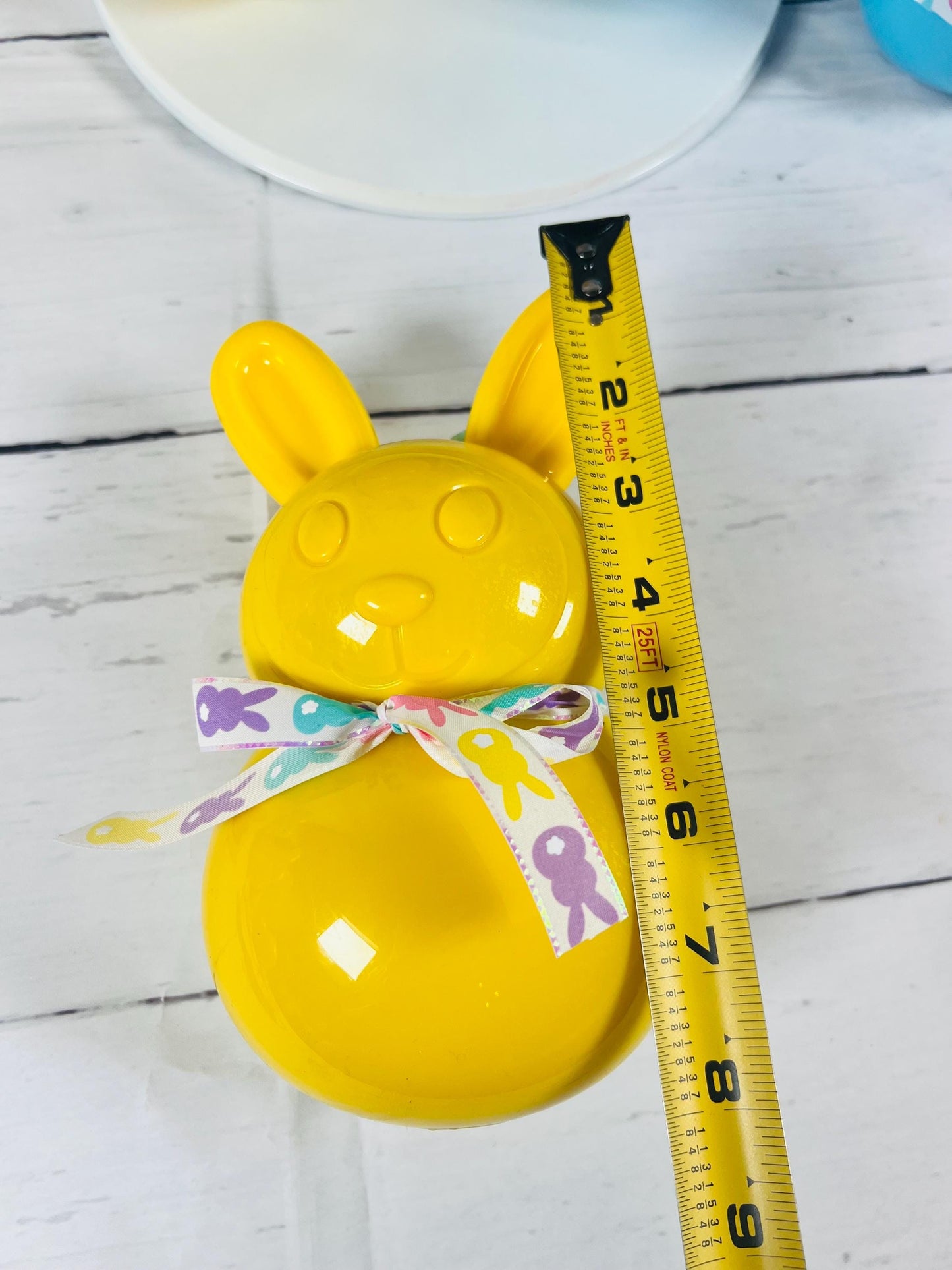 8" prefilled Easter bunny container Easter Activities Easter Basket Filler Easter Bunny Gift Prefilled Easter Goodies Small Easter Container