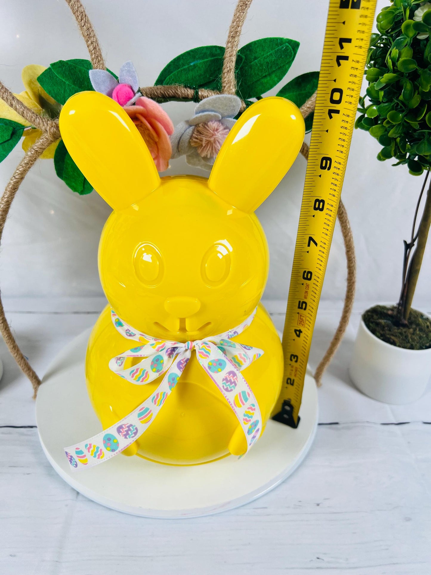 8" prefilled Easter bunny container Easter Activities Easter Basket Filler Easter Bunny Gift Prefilled Easter Goodies Small Easter Container