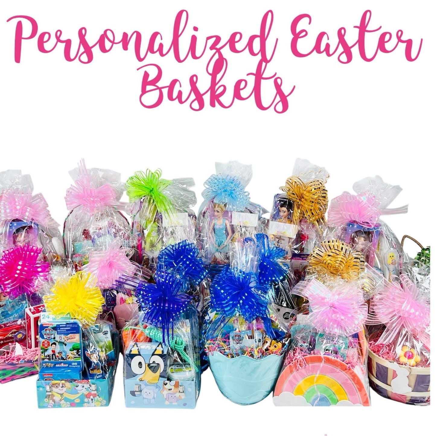 Small Personalized Themed Easter Basket